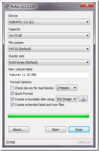 Crear USB booteable de Windows o Linux a partir de una imagen de disco ISO