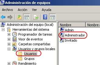 Habilitando el usuario administrador 2 Habilitar usuario administrador Windows 7 
