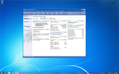 Un programa ejecutándose en Windows XP Mode